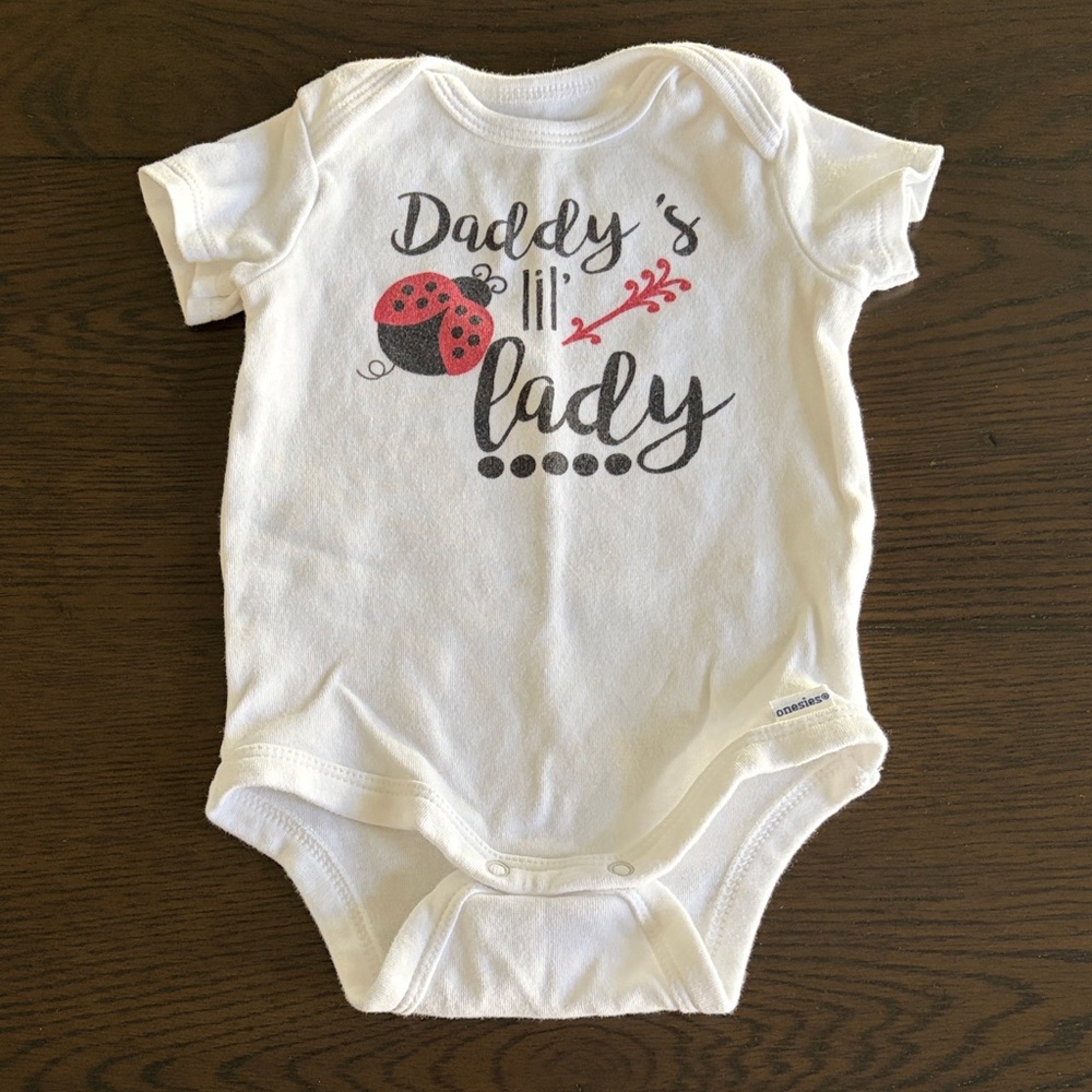 Gerbers Daddy’s Lil Lady 🐞 Onesie (Buy 1, Get 1 Free)